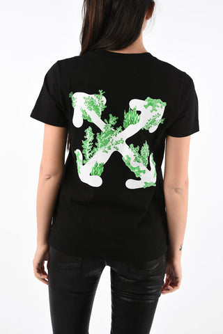 Cotton Printed CORALS Crew-Neck  T-Shirt