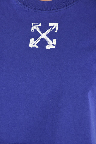 Spray Arrow Casual Crop T-shirt