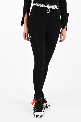 Drawstring Active Leggings