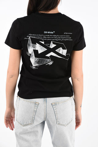 Printed ARROW SKETCH Crew-Neck T-Shirt