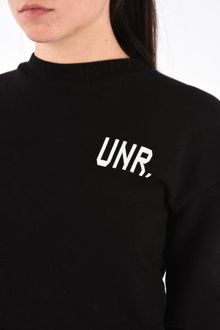 Crop TERRY Crew-Neck Sweatshirt