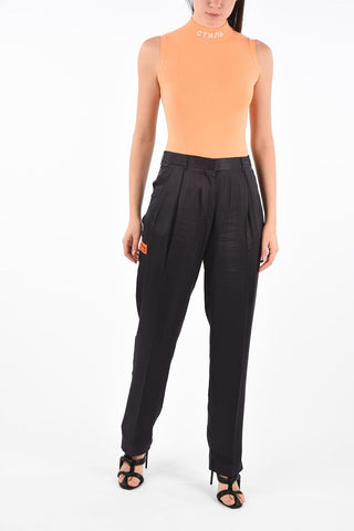 Turtleneck Sleeveless Knit Bodysuit