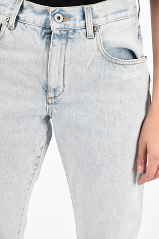 Regular Rise Bleach Baggy Jeans