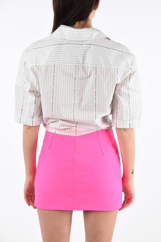 Striped Baseball Knot Shirt