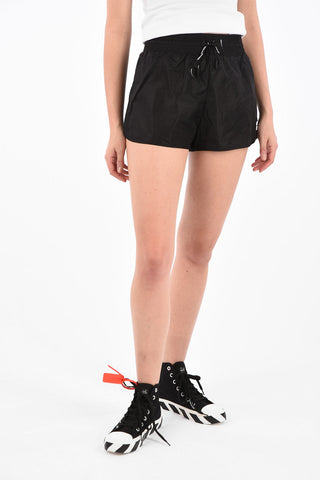 Drawstring Nylon Active Shorts