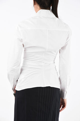 Popeline Draped Shirt