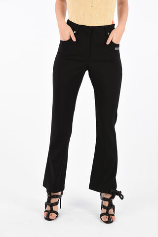 5 Pockets Cropped Boot Cut Pants