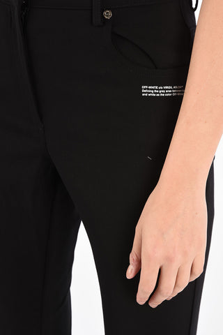 5 Pockets Cropped Boot Cut Pants