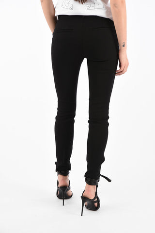 High Waist Single Pleat Cigarette Pants