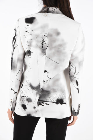 Abstract-Print FUTURA TOMBOY 1 Button Jacket