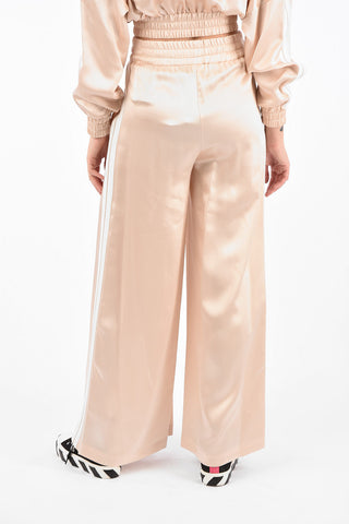Pantalone Wide TRACK in Raso con Elastico in Vita
