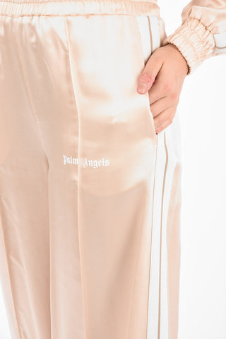 Pantalone Wide TRACK in Raso con Elastico in Vita