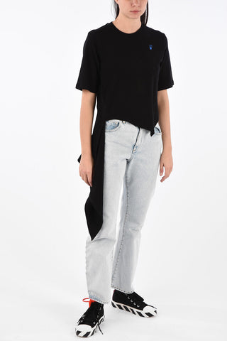 T-shirt Asimmetrica Spiral Draping