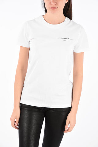 Cotton PUZZLE ARROW crewneck T-Shirt