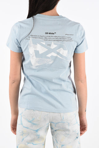 Printed ARROW SKETCH Crew-Neck T-Shirt