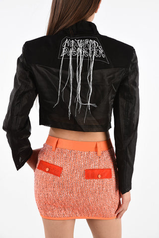 Crop SAMI MIR Jacket with Denim Details