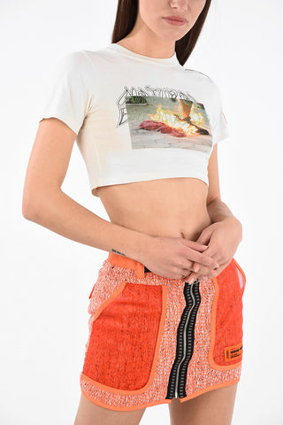 Printed Crop T-Shirt