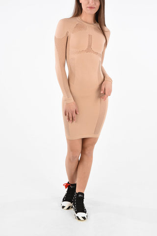 Mini Vestito Attillato Mesh