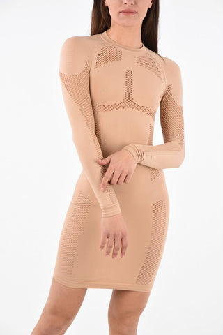 Mini Vestito Attillato Mesh