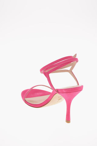 10 cm leather MERINDA Ankle-strap sandals