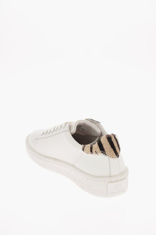 DISNEY Leather Sneakers with glitter details
