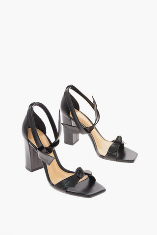Sandali ankle-strap KISS in pelle 9cm