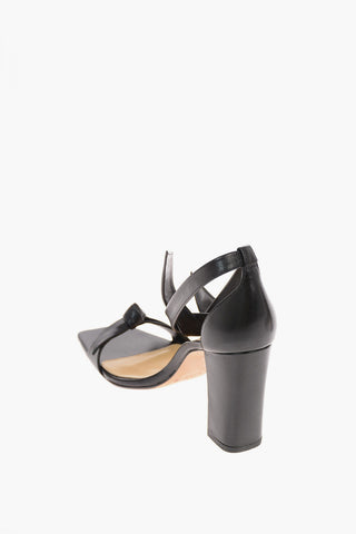 Sandali ankle-strap KISS in pelle 9cm