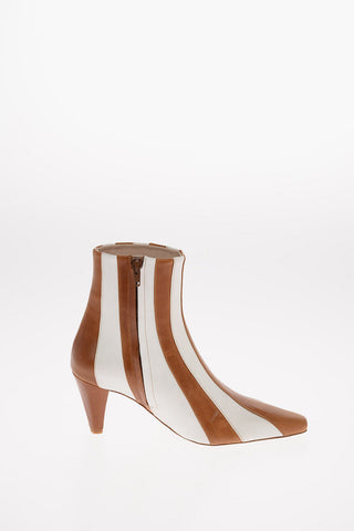 Tronchetto LIO Bicolore in pelle 8cm