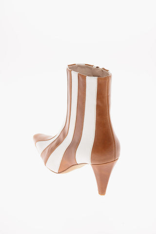 Tronchetto LIO Bicolore in pelle 8cm