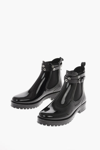 Rubber Chelsea boots