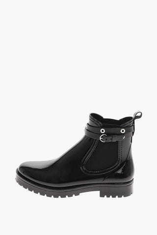 Rubber Chelsea boots