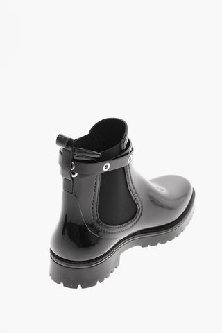 Rubber Chelsea boots