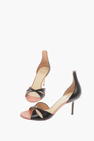 8cm leather Ankle-strap sandals