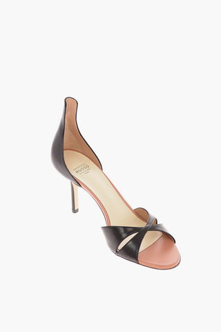 8cm leather Ankle-strap sandals