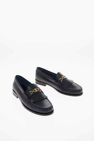 leather LUCO TRIOMPHE Kiltie loafers
