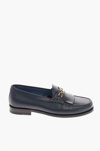 leather LUCO TRIOMPHE Kiltie loafers