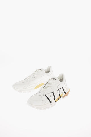 GARAVANI Logo print Leather sneakers