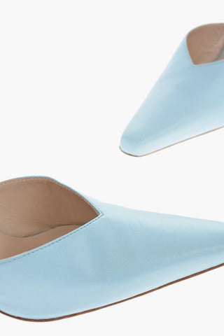 9cm leather ARA Ankle Strap Mules