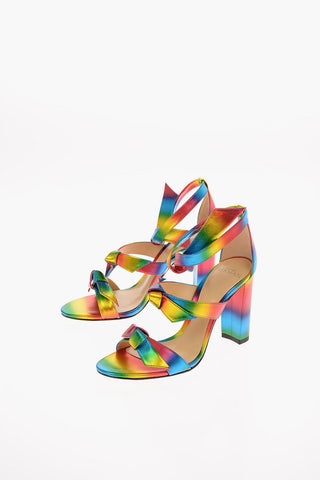 Sandali ankle-strap GIANNA BLOCK 90 in pelle 9cm