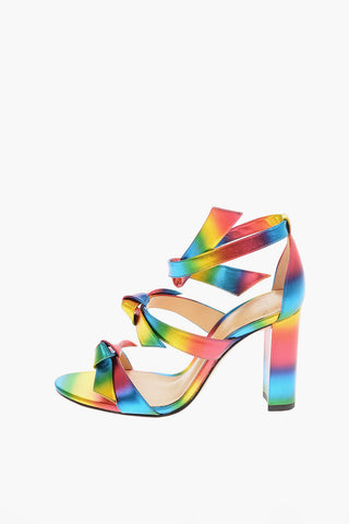 Sandali ankle-strap GIANNA BLOCK 90 in pelle 9cm