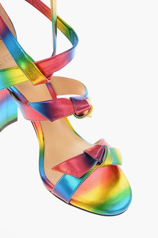Sandali ankle-strap GIANNA BLOCK 90 in pelle 9cm