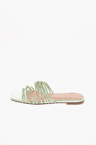 glistening textured leather NATASHA Sandals