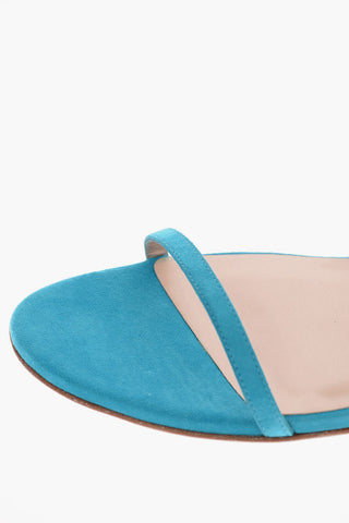 Suede Leather MERINDA FLAT ankle strap Sandals