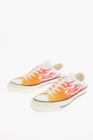 ALL STAR CHUCK TAYLOR cotton Flames Print Sneakers
