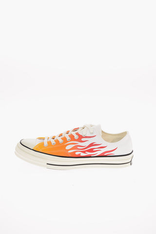 ALL STAR CHUCK TAYLOR cotton Flames Print Sneakers