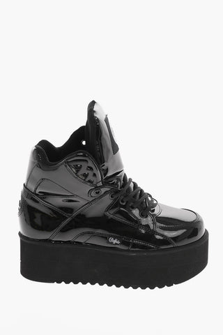 JUNYA WATANABE COMME DES GARCONS 6 cm leather High-top Platform Sneakers
