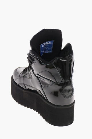 JUNYA WATANABE COMME DES GARCONS 6 cm leather High-top Platform Sneakers