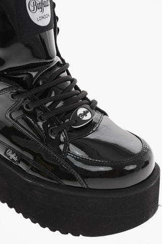 JUNYA WATANABE COMME DES GARCONS 6 cm leather High-top Platform Sneakers