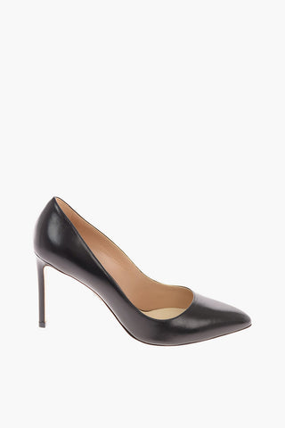 9cm leather Stiletto Heel Pumps