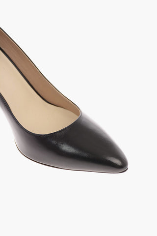 9cm leather Stiletto Heel Pumps